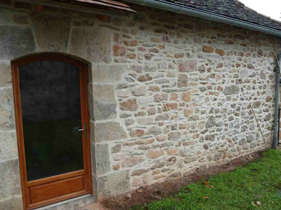 Joint à la chaux, façade en pierre Vic-Fezensac