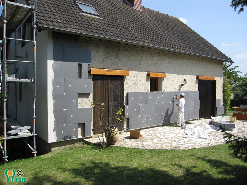 Isolation extérieure maison Fustérouau