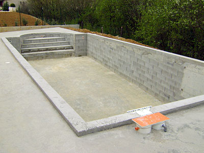 Création piscine béton à Auch